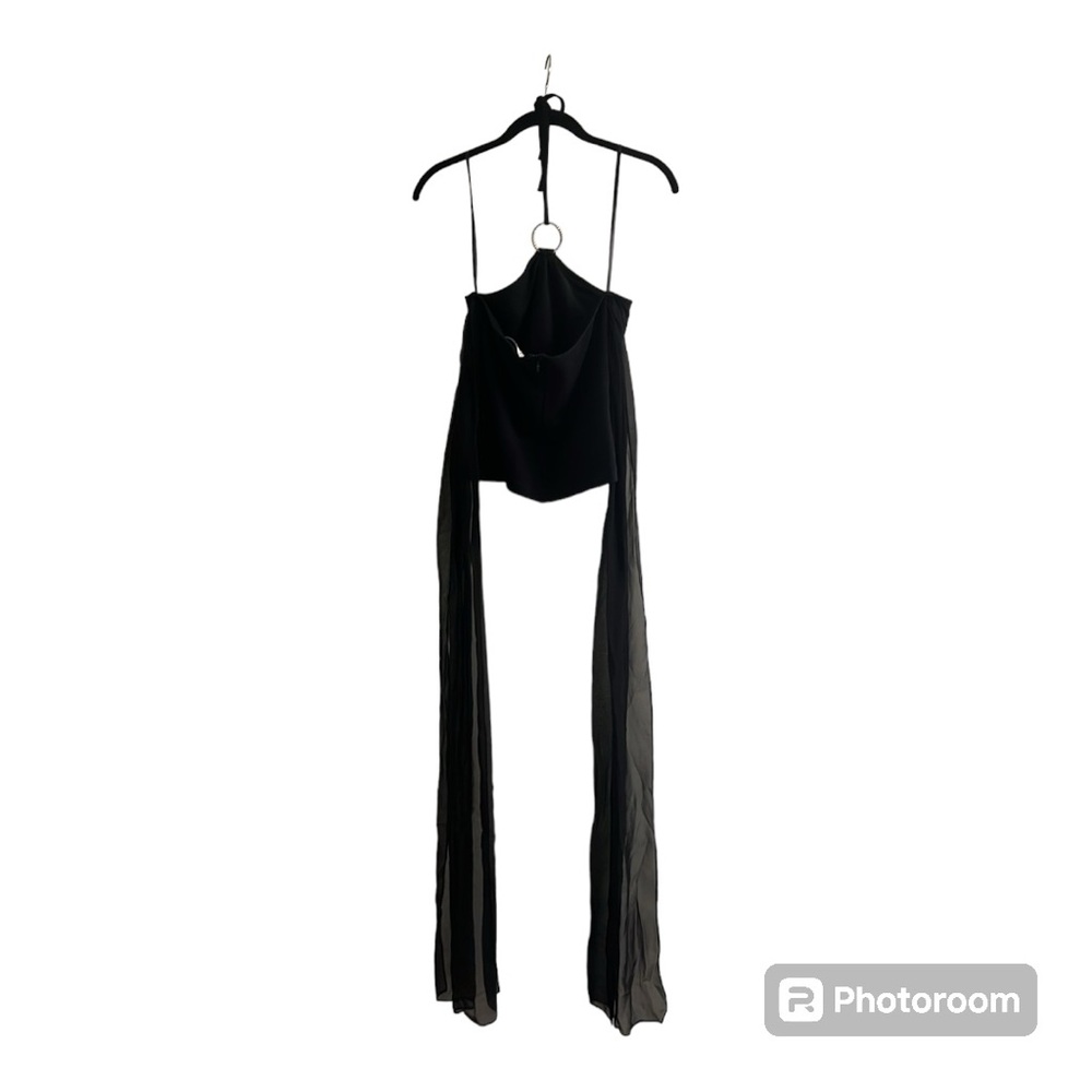 St John evening jewel halter top